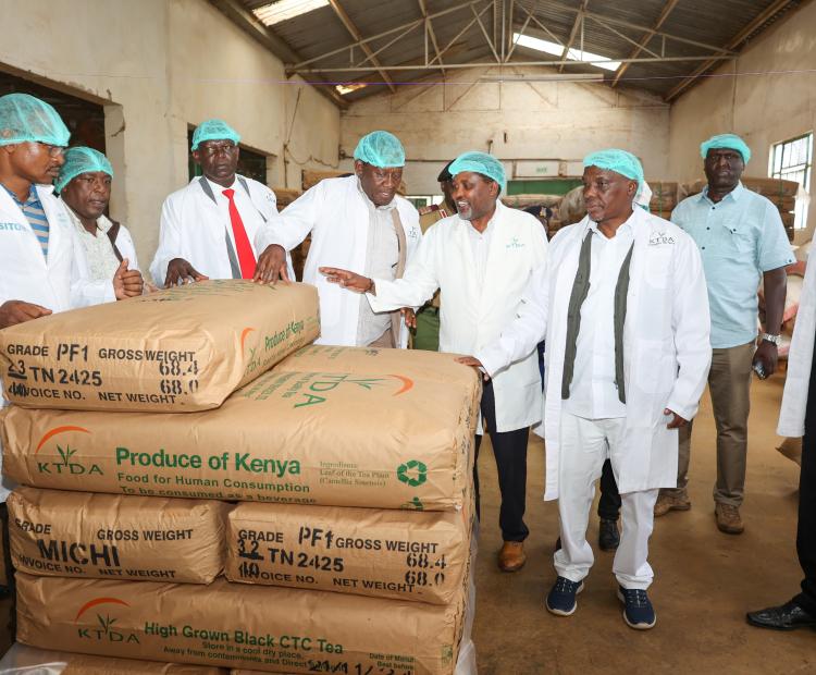 KEPHIS Chairman Hon. Joseph M'eruaki Accompanies PS Dr. Paul Ronoh for a Routine  Inspection, Farmers Engagement & Assessment of Food Security Situations in the Meru Region