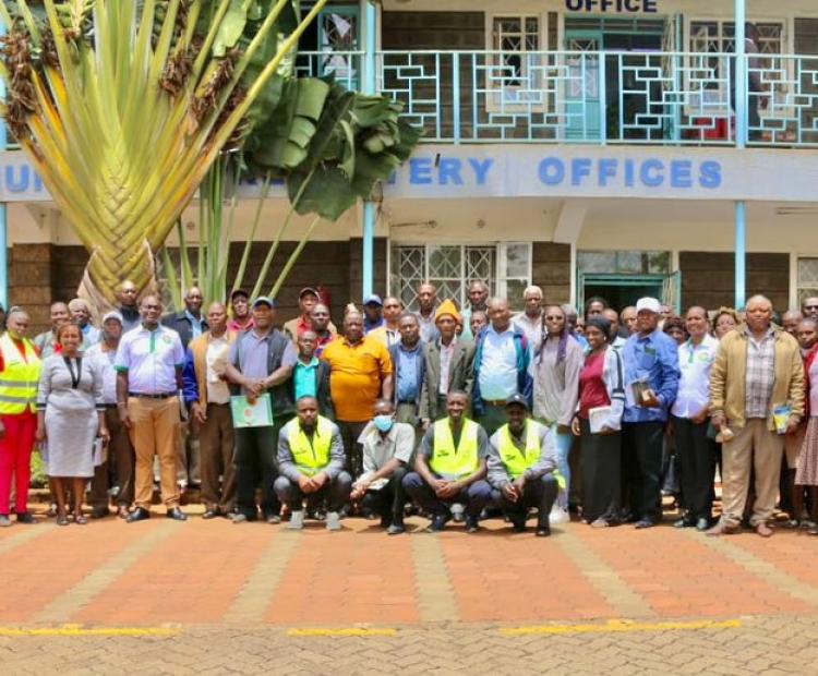 Enhancing farmer awareness on the use of certified seed :KEPHIS and Seed companies convenes a farmers’ baraza in Githunguri, Kiambu County. 